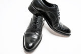 Black Leather Oxford Lace up Shoes