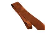 Plain light brown tie