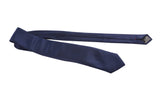 Navy blue plain tie