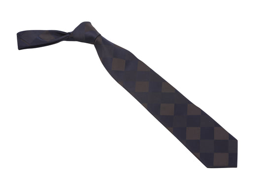 Black gradient triangle patterned tie